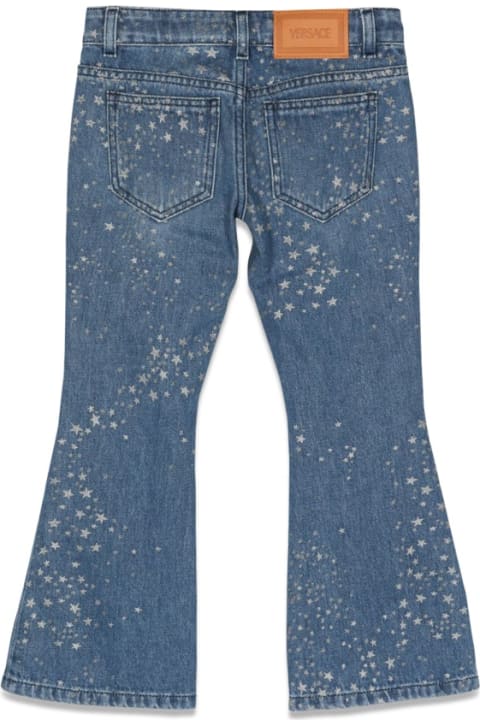 Homeware Versace Glitter Print Jeans