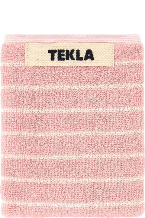 Tekla Clothing for Men Tekla Embroidered Terry Washcloth