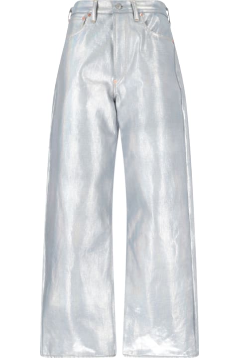 أدوات منزلية Junya Watanabe X Levi's Strauss Logo Straight Jeans