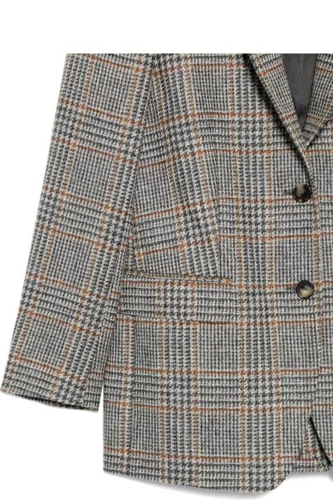 Homeware Alberto Biani Alberto Biani Grey Checked Jacket