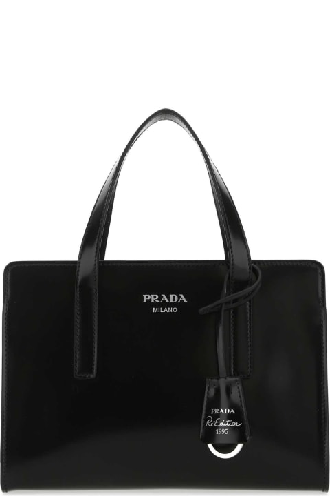 Prada for Women Prada Black Leather Re-edition 1995 Handbag