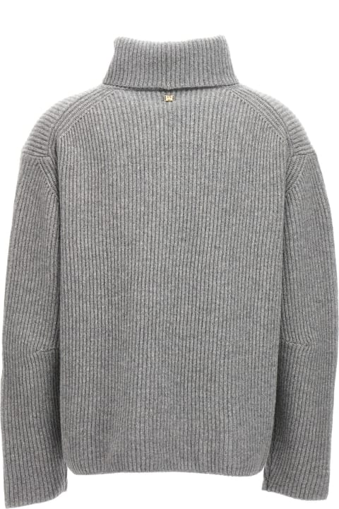 Pinko Sweaters for Women Pinko Turtleneck Sweater In Wool And Cashmere