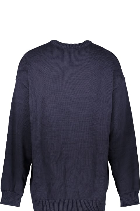 Balenciaga Clothing for Men Balenciaga Logo Crew-neck Sweater