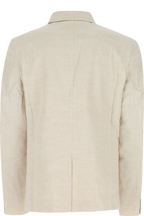Coats & Jackets for Men Jacquemus Melange Sand Linen Blend Linu Blazer