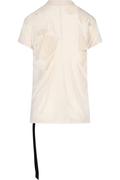 DRKSHDW for Women DRKSHDW Destroyed T-shirt With "tommy T" Lace