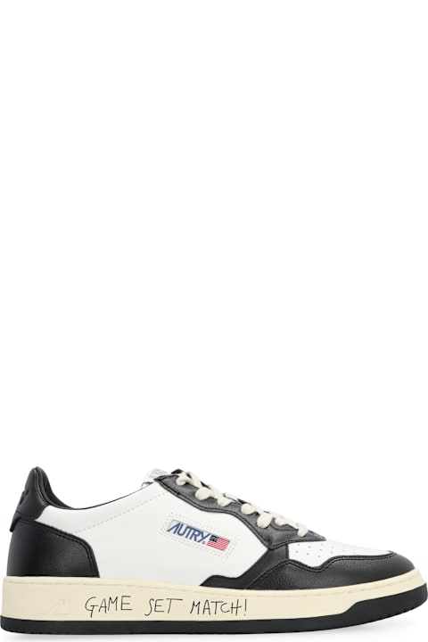 Homeware Autry Medalist Leather Low-top Sneakers