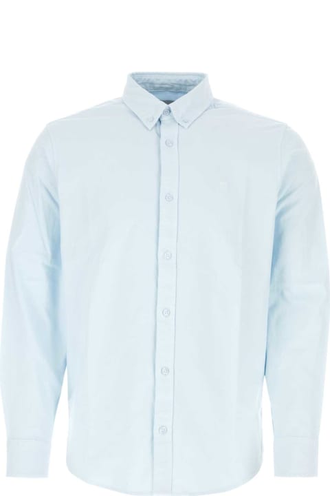 Shirts for Men Carhartt Pastel Light-blue Cotton Shirt