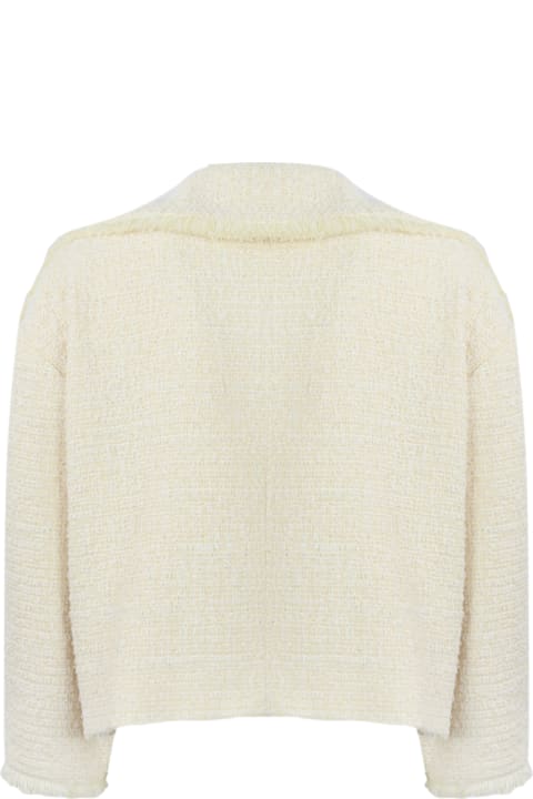 Elisabetta Franchi Coats & Jackets for Women Elisabetta Franchi Cropped Tweed Jacket
