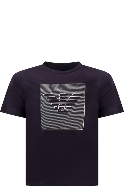 ボーイズ Emporio ArmaniのTシャツ＆ポロシャツ Emporio Armani Logo T-shirt