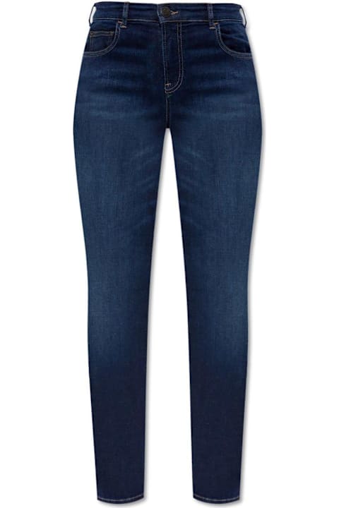 Emporio Armani for Women Emporio Armani Logo Detailed Skinny Jeans