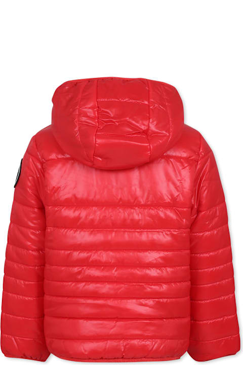 Nike for Kids Nike Red Down Jacket For Boy With Swoosh