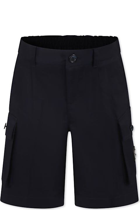 Dolce & Gabbana Bottoms for Boys Dolce & Gabbana Blue Shorts For Boy With Logo