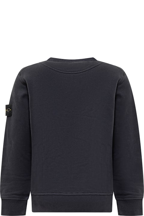 ملابس علوية لـ بنات Stone Island Junior Sweatshirt