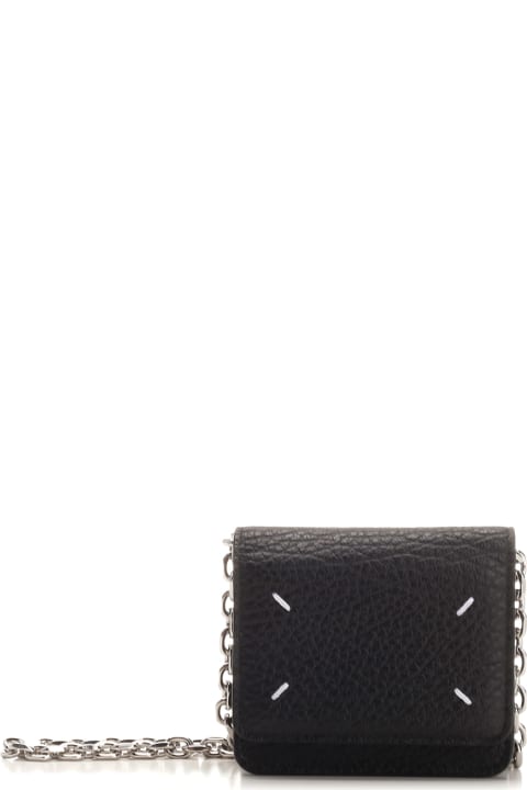 Sale for Women Maison Margiela Small Wallet With Chain Shoulder Strap
