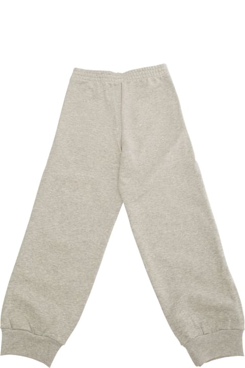 Homeware Marni Grey Pants With Logo On The Leg In Cotton Boy