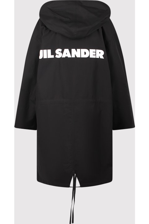 Coats & Jackets for Women Jil Sander Jilsander Logo-print Parka