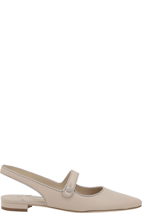 Manolo Blahnik Flat Shoes Sale for Women Manolo Blahnik Campariflatsli Ballerinas