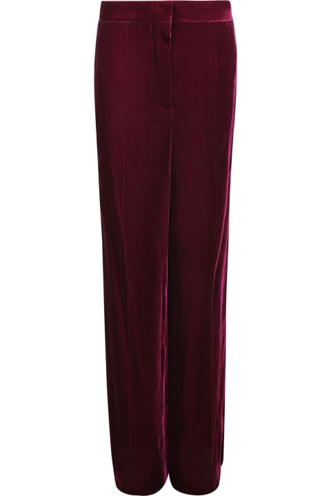 Stella McCartney Pants & Shorts for Women Stella McCartney Velvet Tailored Trousers