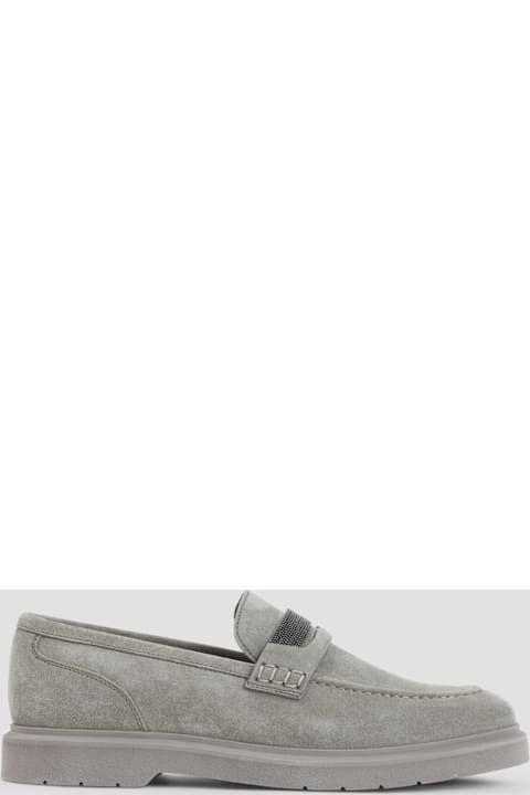 Brunello Cucinelli Leather Loafers
