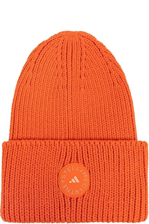 Adidas by Stella McCartney Hats for Women Adidas by Stella McCartney Logo Patch Beanie