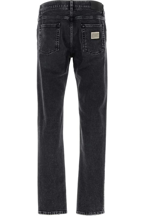Dolce & Gabbana Jeans for Men Dolce & Gabbana Black Stretch Denim Jeans