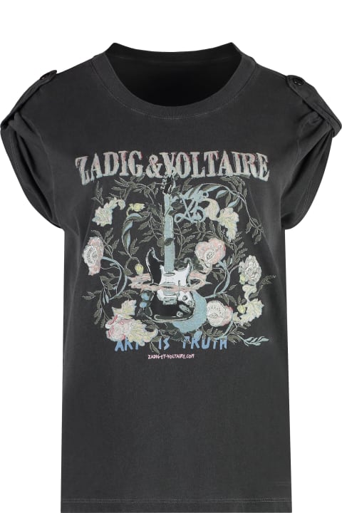 Zadig & Voltaire for Women Zadig & Voltaire Cotton Crew-neck T-shirt