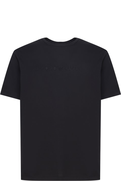Emporio Armani Topwear for Men Emporio Armani T-shirt With Embroidery