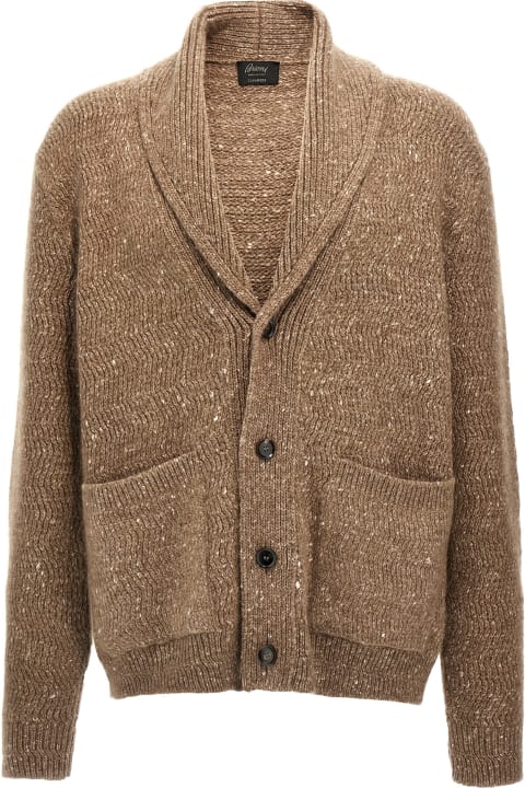 Brioni سترات لـ القسم الرجالي Brioni Shawl Neck Cardigan