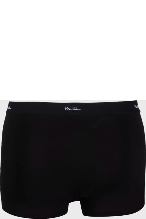 Paul Smith for Men Paul Smith Black, White And Grey Cotton Blend Boxer 3-pack Set