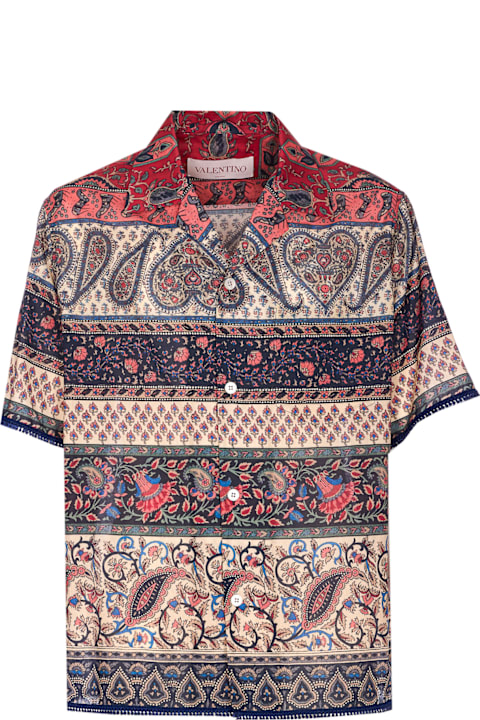 Valentino Garavani Shirts for Women Valentino Garavani Voyage Imaginaire Print Bowling Shirt