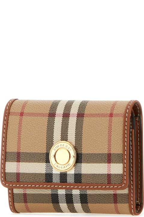 Accessories Sale for Women Burberry Printed Canvas And Leather Small Wallet