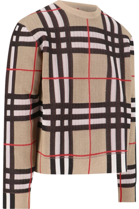 Fashion for Men Burberry Tartan Pattern Sweater