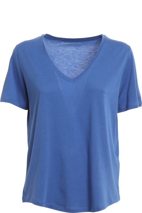 Majestic Filatures Clothing for Women Majestic Filatures Majestic T-shirts And Polos Clear Blue