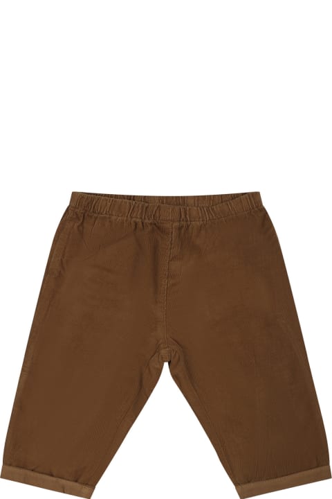 Bottoms for Baby Boys Bonpoint Brown Trousers For Baby Boy