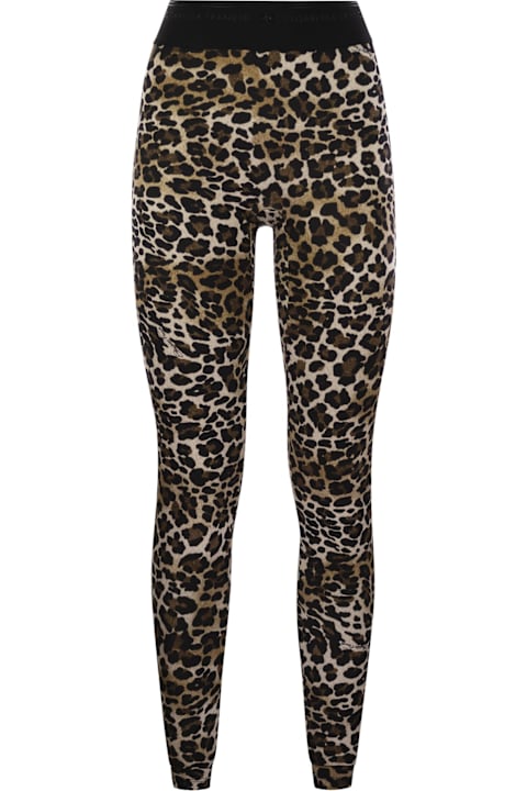 Elisabetta Franchi Pants & Shorts for Women Elisabetta Franchi Animalier Printed Slim Fit Leggings