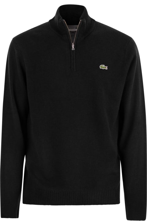 Lacoste Sweaters for Men Lacoste Wool Pullover With High Neck