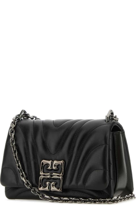 ウィメンズ Givenchyのバッグ Givenchy Black Leather Small 4g Soft Shoulder Bag