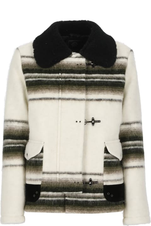 Fay Coats & Jackets for Women Fay Wool Blend Padded Jacket