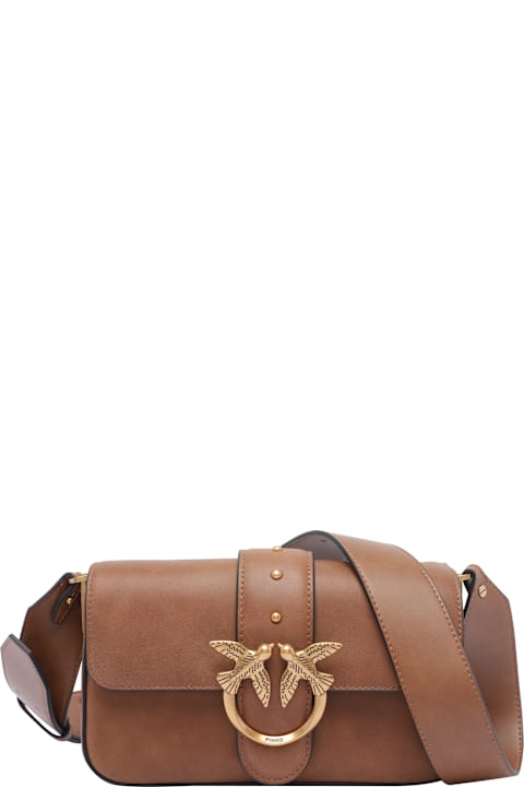 Pinko Bags for Women Pinko Mini Love Slouchy Shoulder Bag