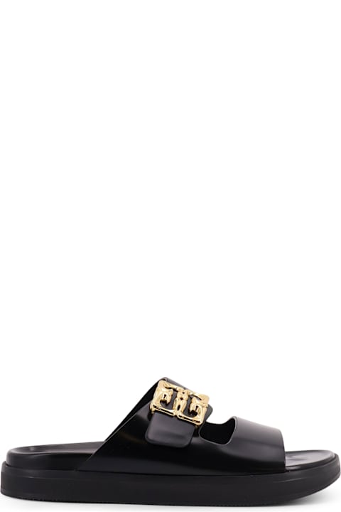 Valentino Garavani Caramel Leather Plaster Caster Slippers