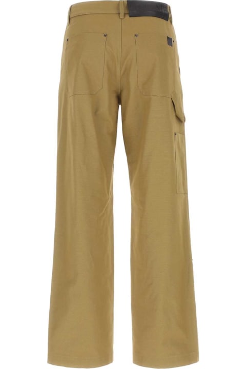 Loewe Pants for Men Loewe Mud Cotton Blend Wide-leg Pant