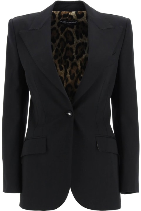 Coats & Jackets for Women Dolce & Gabbana Single Breasted Tailored Blazer