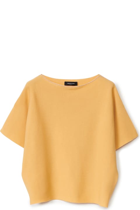 Fabiana Filippi for Women Fabiana Filippi Orange T-shirt In Organic Cotton
