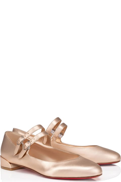 Christian Louboutin Shoes for Women Christian Louboutin Sweet Jane Ballerinas In Iridescent Calf Leather