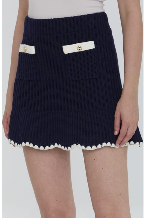 ウィメンズ スカート self-portrait Crochet Miniskirt