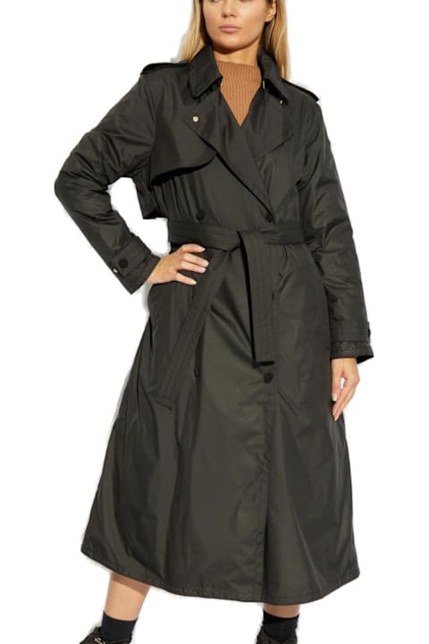 Coats & Jackets for Women Moncler Barbentane Belted Trench Coat