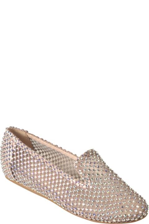 Flat Shoes for Women Le Silla Crystal Embellished Ballerinas