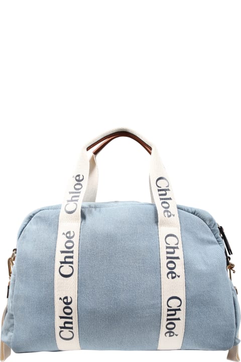 Chloé Denim Changing Bag For Baby Girl