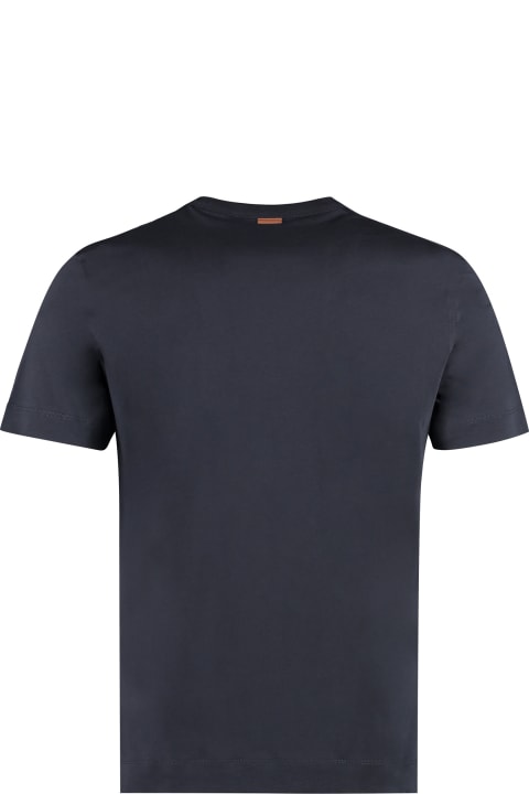 Homeware Zegna Logo Cotton T-shirt