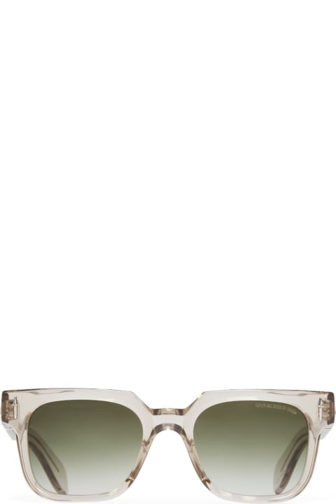 Cutler and Gross Eyewear for Men Cutler and Gross The Great Frog 007 03 Sand Crystal Sunglasses